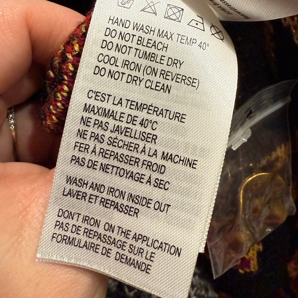 NWOT Farm Rio Shiny Chita Knit Cardigan - Picture 8 of 8